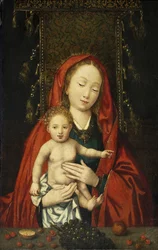 Madonna og barn, ca. 1500 (olie på panel)