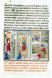 Ms 240 fol.247 Wordly Things, fra Le Miroir dHumilite af Jean de Gerson (1363-1429) 1462
