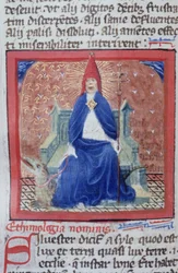 Ms Gen 1111 Page fra Legenda Aurea, Brugge, ca. 1400-10