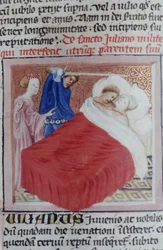 Ms Gen 1111 Page fra Legenda Aurea, Brugge, ca. 1400-10