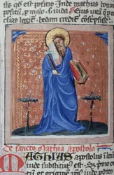 Ms Gen 1111 Page fra Legenda Aurea, Brugge, ca. 1400-10