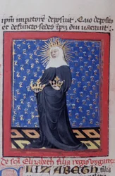 Ms Gen 1111 Page fra Legenda Aurea, Brugge, ca. 1400-10