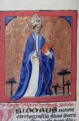 Ms Gen 1111 Page fra Legenda Aurea, Brugge, ca. 1400-10