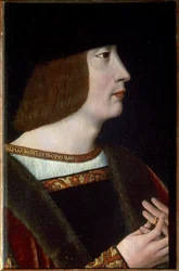 Portræt af Philibert II af Savoyen kaldet den smukke, ca. 1500 (maleri)