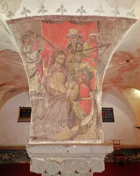 The Mocking of Christ, vægmaleri fra krypten