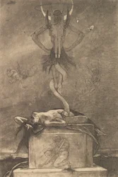 Offeret, fra De sataniske, ca. 1882