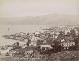 Beirut. Set fra American College, ca. 1870.
