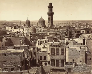 Panoramaudsigt over Cairo, Egypten