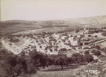 Generel udsigt over Bethany - Generel udsigt over Betania, ca. 1880.