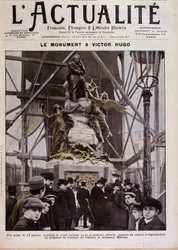 Indvielse af monumentet til Victor Hugo af Barrias, Paris, 17. januar