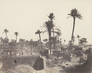 Abaziz, Interior of an Arab Village, 1851-52, trykt 1853-54.