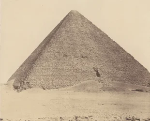 Djizeh Necropolis of Memphis, Pyramid of Cheops Great Pyramid, 1851-52, trykt 1853-54.