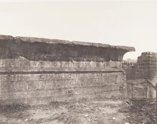 Esneh Latopolis, Sandy Construction - Ydervæg - Gesims..., 1851-52, trykt 1853-54.