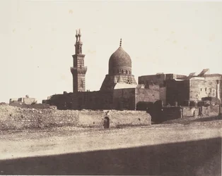 Le Kaire, Nâcéryeh-moskeen, udgivet 1851.