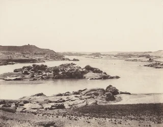 Første grå stær, generelt syn taget fra det sydlige punkt af Il..., 1851-52, trykt 1853-54.