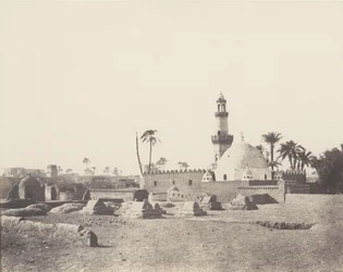 Souâdj, muslimsk kirkegård og Mouràd-Beys grav, 1851-52, trykt 1853-54.