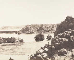 Tâfah, Granitklipper på Nilens bredder, 1851-52, trykt 1853-54.