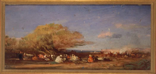 Nær Algier, ca. 1859 (olie på træ)