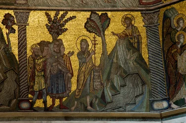 Johannes Døberen forkynder Kristus (mosaik)