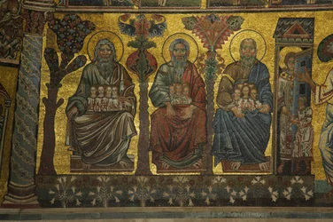 Tre dåbshellige (mosaik)