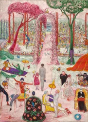 Søndag eftermiddag på landet, 1917