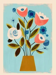 Moderne blomsterbuket