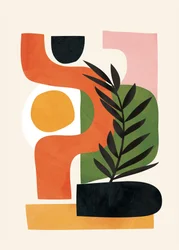 Organisk abstrakt plante