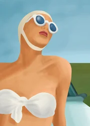 Retro-sommerbadetøj