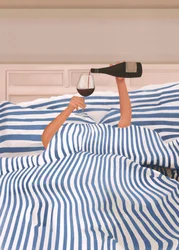 Vin i sengen