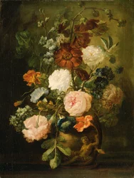 Vase med blomster