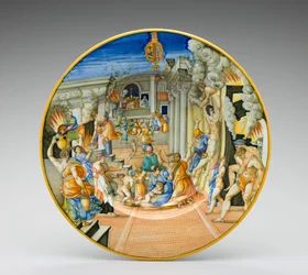 Afbrændingen af Troja, mellem 1570 og 1574