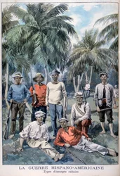 Oprørscubanere under den spansk-amerikanske krig, 1898