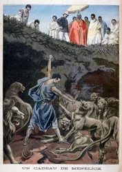 Menelik II af Etiopien, 1898