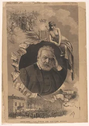 Portret af Victor Hugo 1802-1881 Victor Hugo
