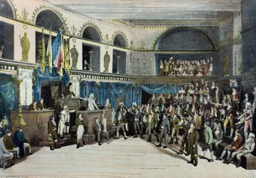 Thermidor, robespierres fald, teater de la porte saint martin