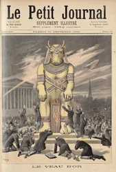 Guldkalven, fra «Le Petit Journal», 31. december 1892