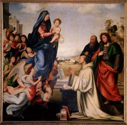 Madonnaens tilsynekomst til Sankt Bernhard af Clairvaux (maleri, ca. 1504)
