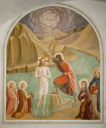 Cella 24: Kristus døbt (fresko)