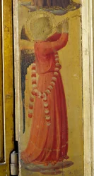 Angel Playing a Trumpet, detalje fra Linaiuoli Triptykon