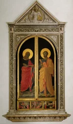 Liniers altertavle: St. Peter og St. Mark (maleri på træ