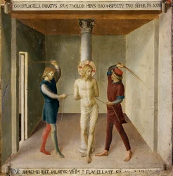 Piskeriet. Life of Christ, Garderobe af sølv. (Tempera på træ