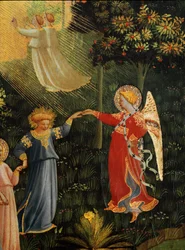 Den sidste dom: de udvalgtes dans i Paradis. (tempera på træ