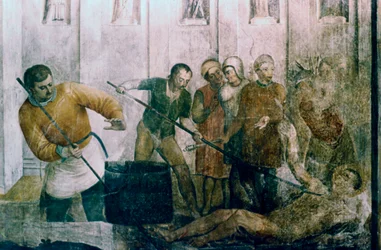 Martyrium of St Laurence, midten af det 15. århundrede