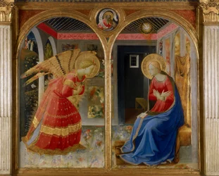 Bebudelsen, ca. 1432 (tempera på panel)