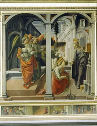 Bebudelsen, ca. 1445