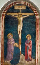 Korsfæstelsen med Saint Dominic, ca. 1440