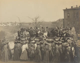 Fotografi af 25-årsdagen for grundlæggelsen af Tuskegee Institute, 1906.