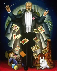 Tchaikovsky (1840-93) 2004 (olie og tempera på panel)