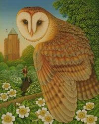 The White Garden, 1997 (olie og tempera på panel)