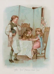 På Holly-Tree Inn (chromolitho)